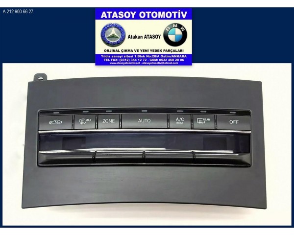 MERCEDES W207 KLİMA PANELİ A212 900 66 27 5HB011416-47 5HB011416-46 5HB011416-43 5HB011416-41 5HB010937-41 5HB010937-40 5HB009355-80 5HB009355-49 5HB009355-47 5HB009355-45 5HB009355-43 5HB009355-42